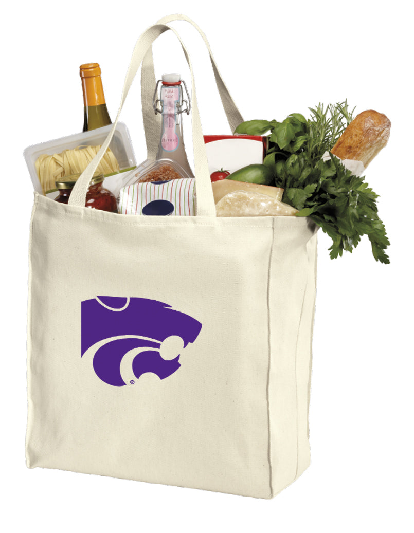 Kansas State Grocery Shopping Bag K-State Reusable Cotton Bag