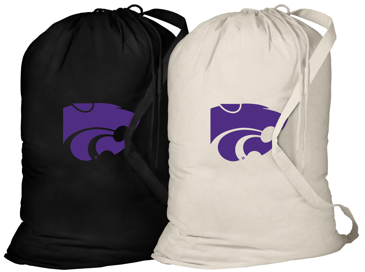 Kansas State Laundry Bags 2 PC Set K-State Clothes Bags