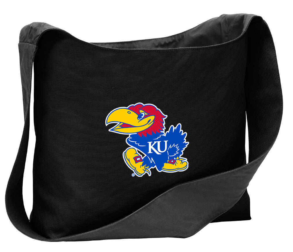 University of Kansas Cross Body Bag KU Jayhawks Shoulder Tote Bag - Sling Style