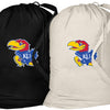 University of Kansas Laundry Bags 2 PC Set KU Jayhawks Clothes Bags