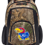 University of Kansas Camo Backpack KU Jayhawks Laptop Computer Backpack