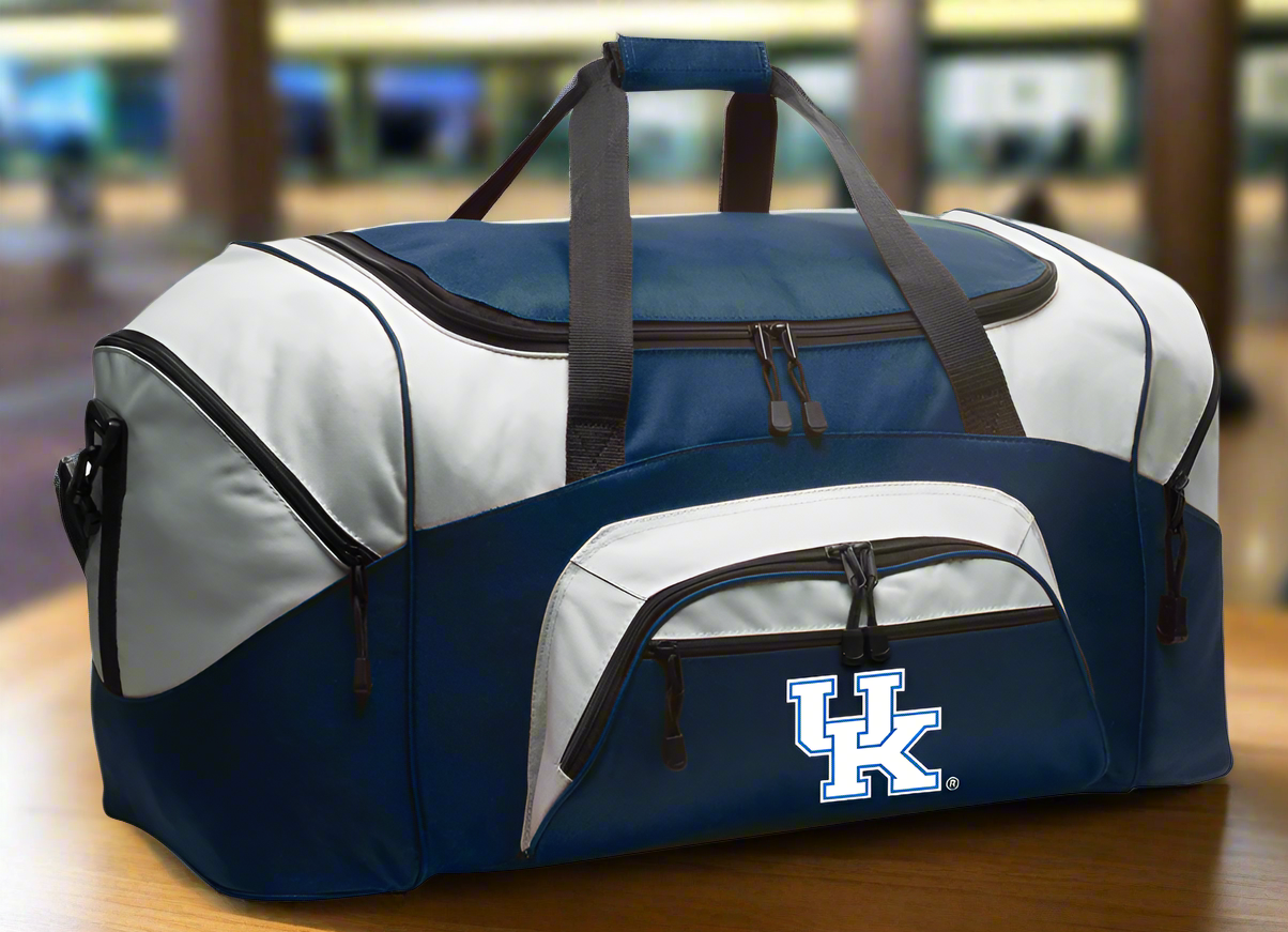 University of Kentucky Large Duffel Bag UK Wildcats Suitcase Luggage Bag