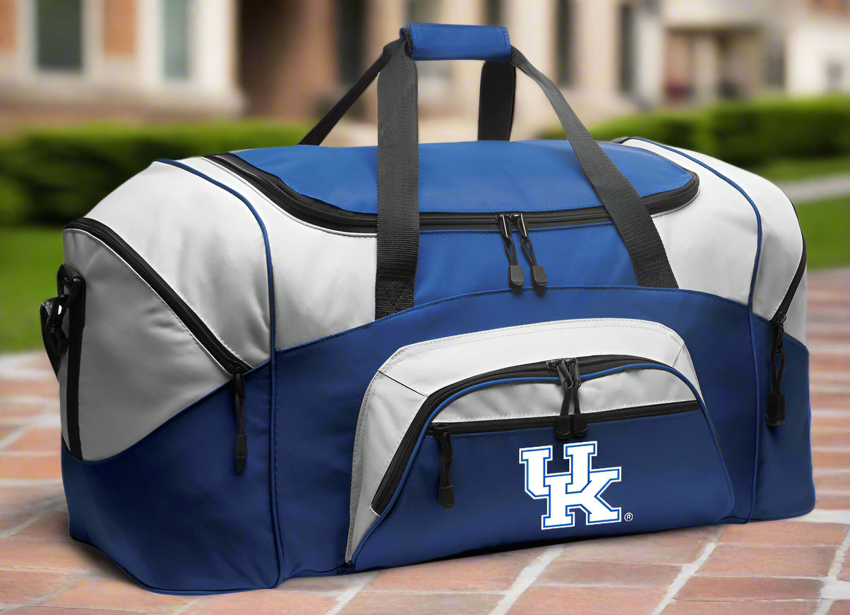 University of Kentucky Large Duffel Bag UK Wildcats Suitcase Luggage Bag