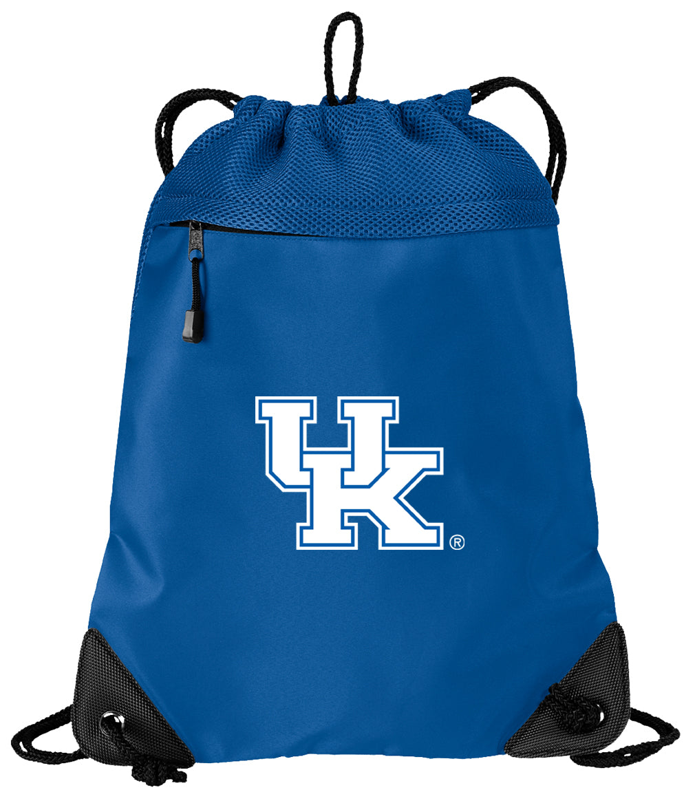 University of Kentucky Drawstring Backpack UK Wildcats Cinch Pack - Mesh & Microfiber