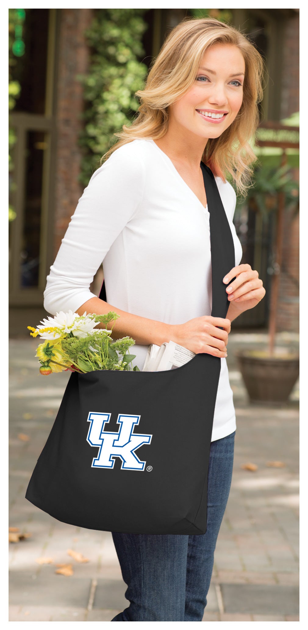 University of Kentucky Cross Body Bag UK Wildcats Shoulder Tote Bag - Sling Style