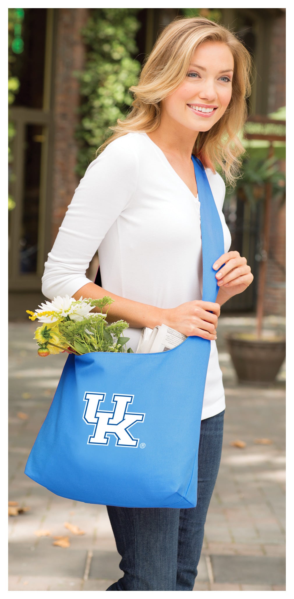 University of Kentucky Cross Body Bag UK Wildcats Shoulder Tote Bag - Sling Style