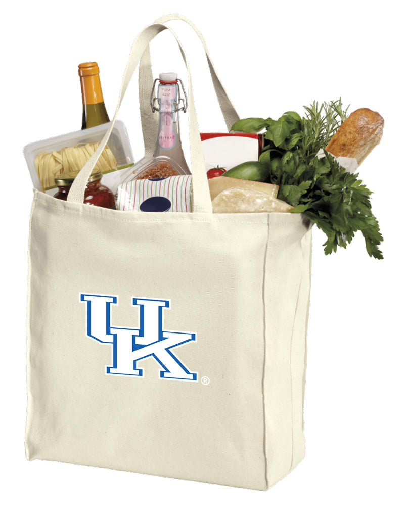 University of Kentucky Grocery Shopping Bag UK Wildcats Reusable Cotton Bag