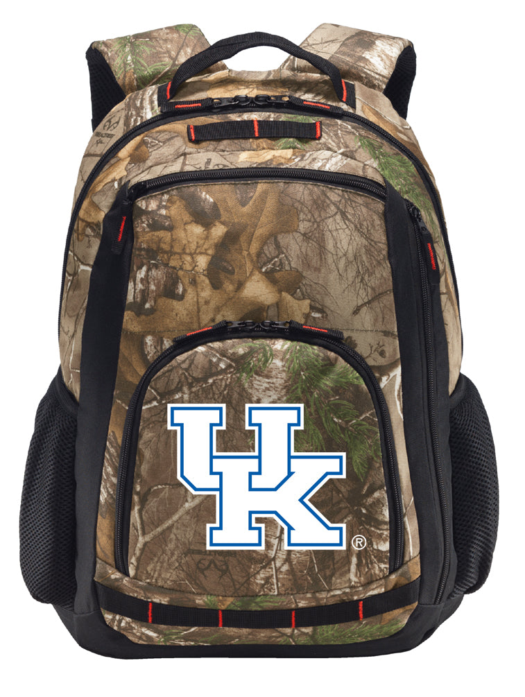 University of Kentucky Camo Backpack UK Wildcats Laptop Computer Backpack