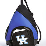 University of Kentucky Sling Backpack UK Wildcats Bag with Soccer Ball or Volleyball Bag Sports Gear Compartment Practice Bag