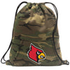 University of Louisville Camo Drawstring Backpack Louisville Cardinals Hoody Style Cinch Pack Bag