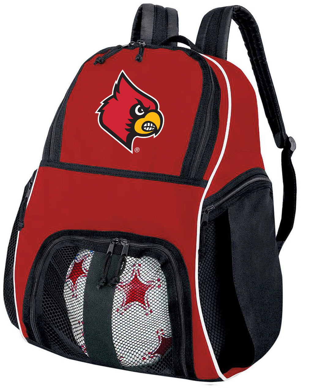 University of Louisville Soccer Ball Backpack or Louisville Cardinals Volleyball Sports Gear Bag