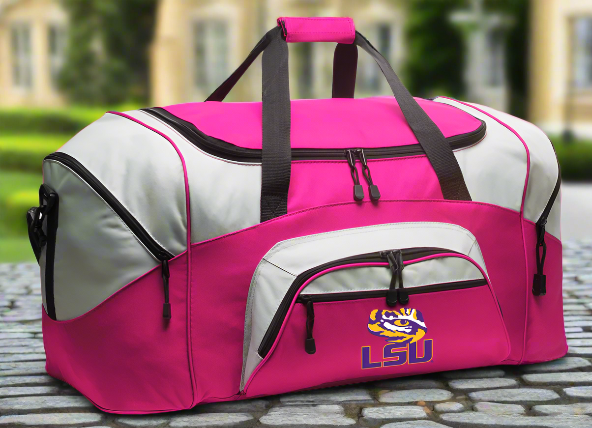 LSU Large Duffel Bag LSU Tigers Suitcase Luggage Bag