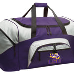 LSU Large Duffel Bag LSU Tigers Suitcase Luggage Bag