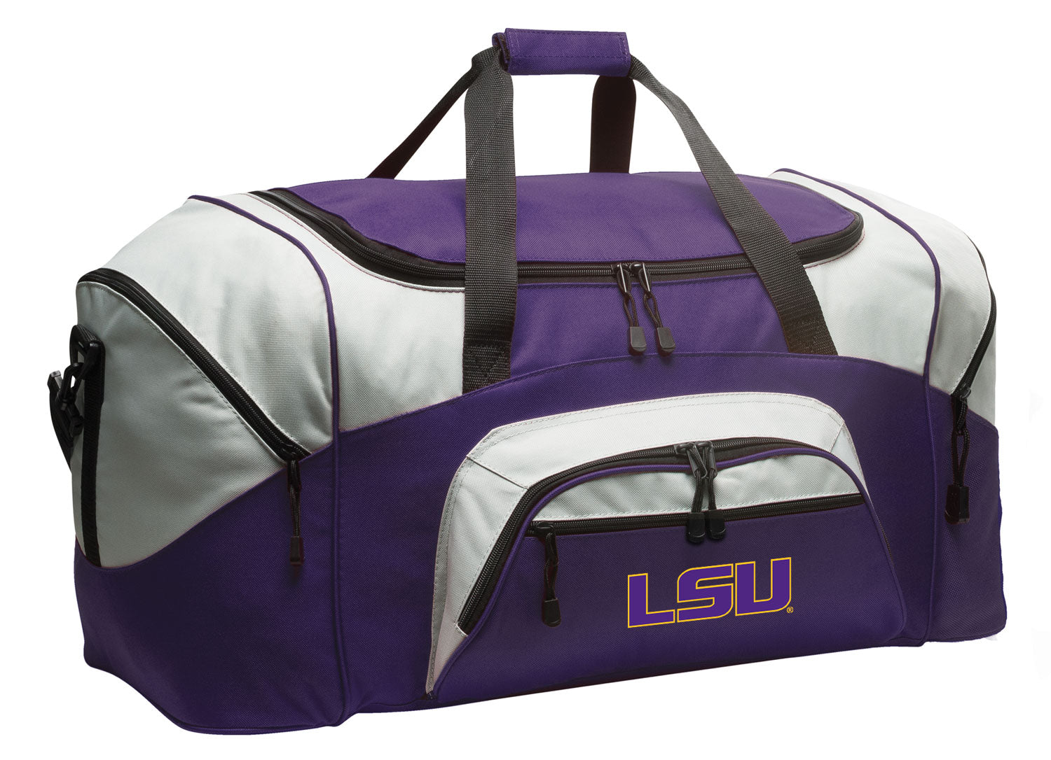 LSU Tigers Large Duffel Bag LSU Suitcase Luggage Bag