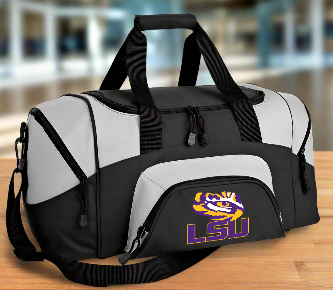 LSU Small Duffel Bag LSU Tigers Carryon Suitcase or Gym Bag