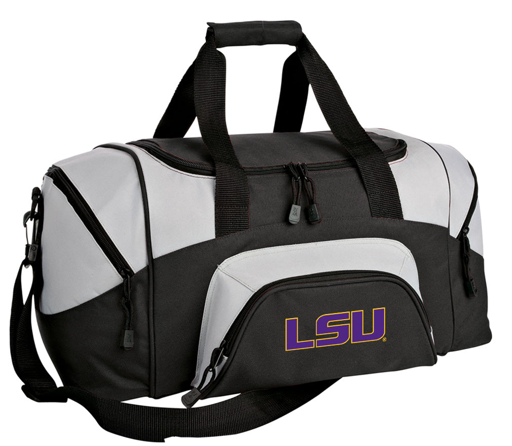 LSU Tigers Small Duffel Bag LSU Carryon Suitcase or Gym Bag