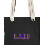 LSU Tigers Tote Bag LSU Deluxe Canvas Shoulder Bag