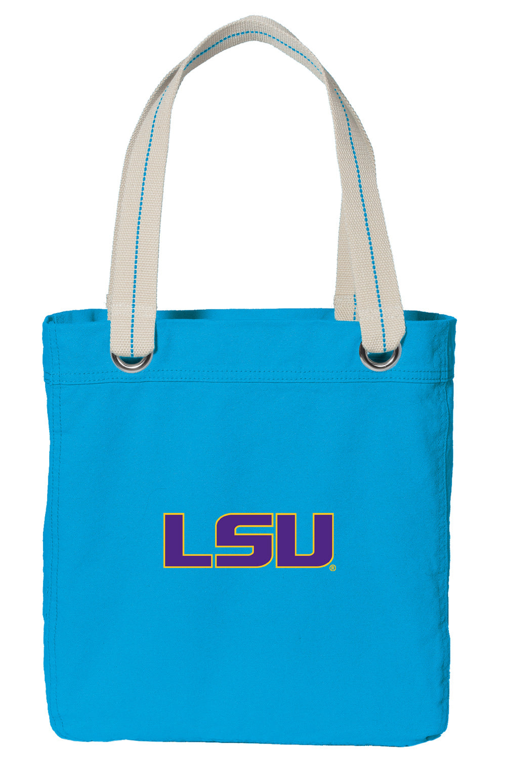 LSU Tigers Tote Bag LSU Deluxe Canvas Shoulder Bag