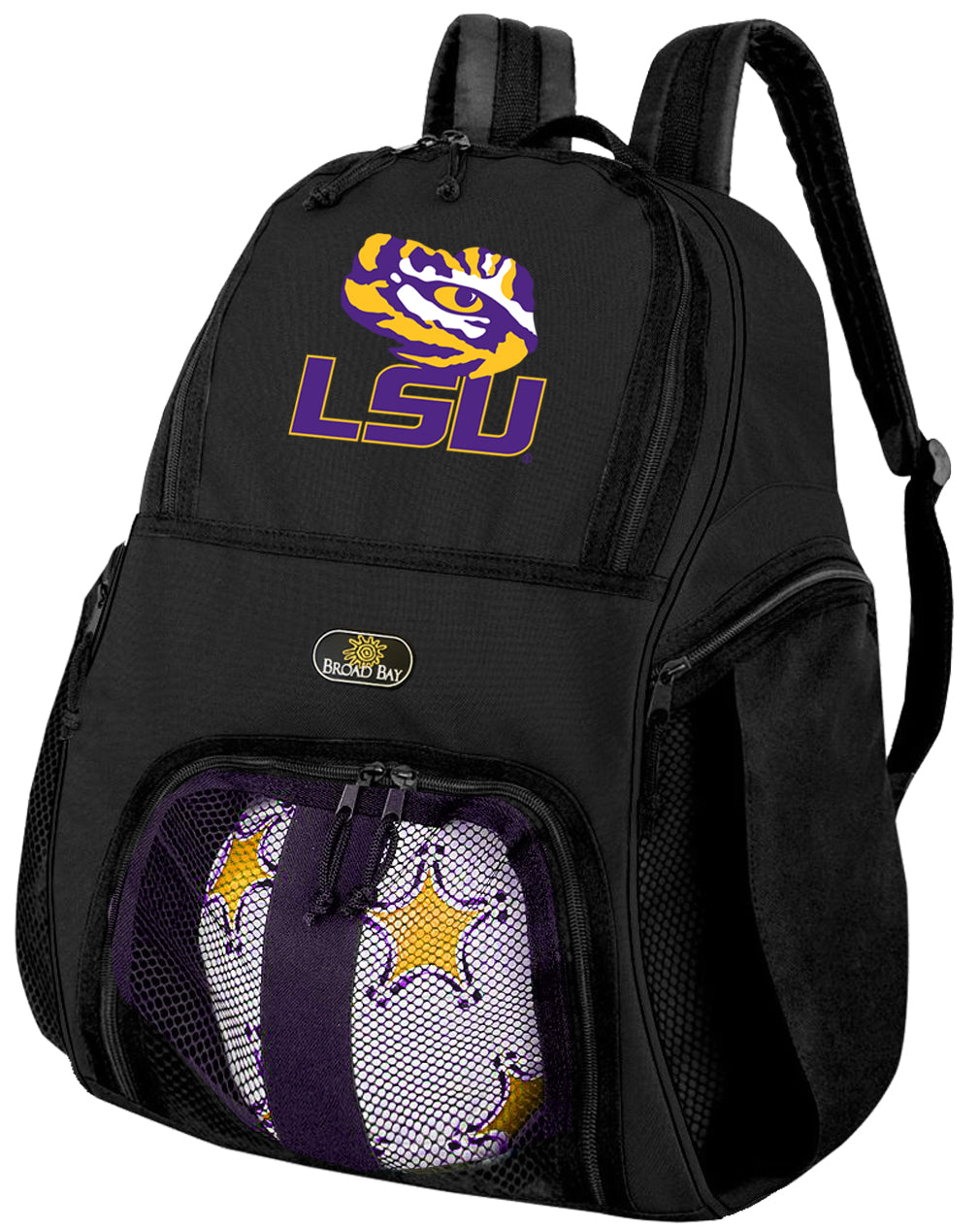 LSU Soccer Ball Backpack or LSU Tigers Volleyball Sports Gear Bag