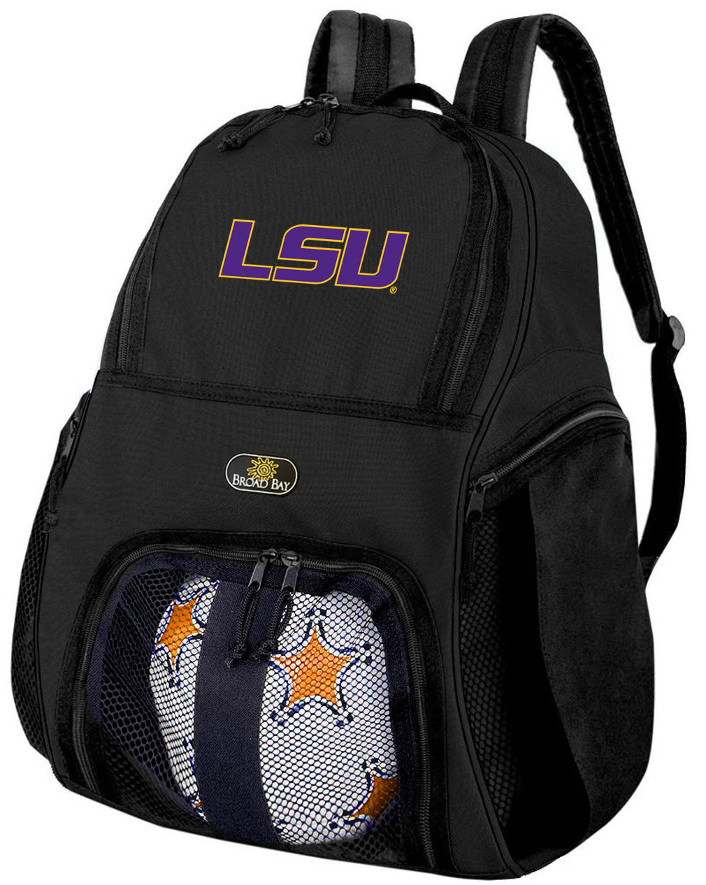 LSU Tigers Soccer Ball Backpack or LSU Volleyball Sports Gear Bag