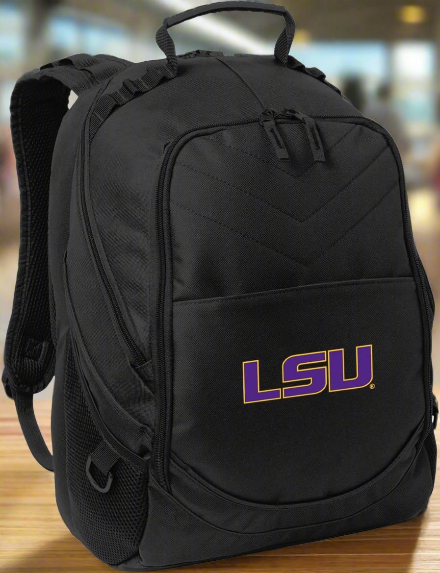 LSU Tigers Backpack LSU Laptop Computer Backpack