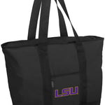 LSU Tigers Tote Bag LSU Large Zippered Tote