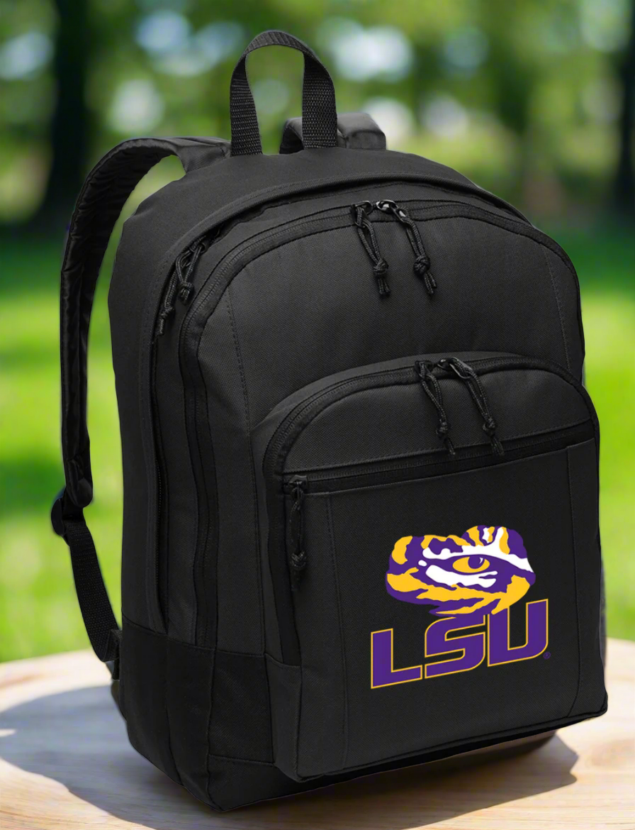 LSU Backpack LSU Tigers Medium Classic Style Backpack