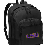 LSU Tigers Backpack LSU Medium Classic Style Backpack