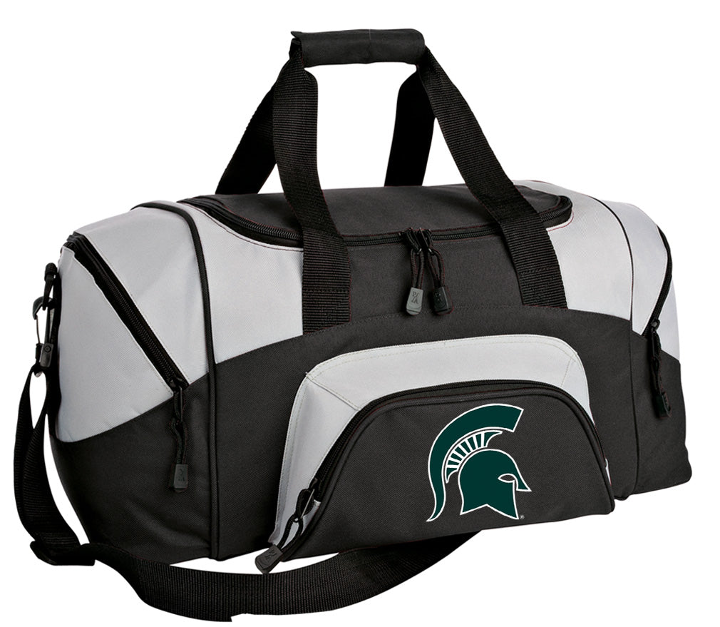 Michigan State Small Duffel Bag MSU Spartans Carryon Suitcase or Gym Bag