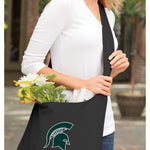 Michigan State Cross Body Bag MSU Spartans Shoulder Tote Bag - Sling Style