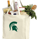 Michigan State Grocery Shopping Bag MSU Spartans Reusable Cotton Bag