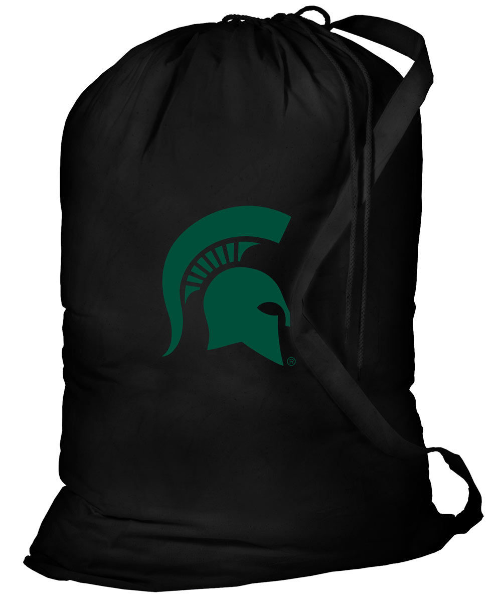 Michigan State Laundry Bag MSU Spartans Clothes Bag