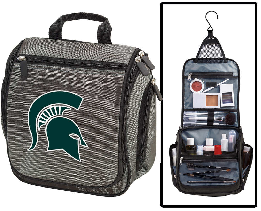 Michigan State Toiletry Bag or Mens MSU Spartans Travel Shaving Kit