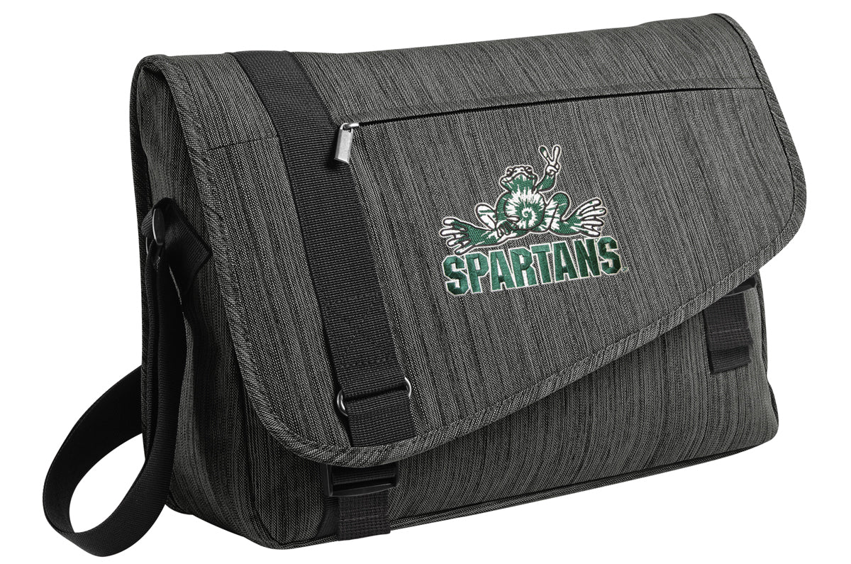 Michigan State Messenger Bag MSU Peace Frog Travel Bag