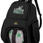 Michigan State Soccer Ball Backpack or MSU Peace Frog Volleyball Sports Gear Bag