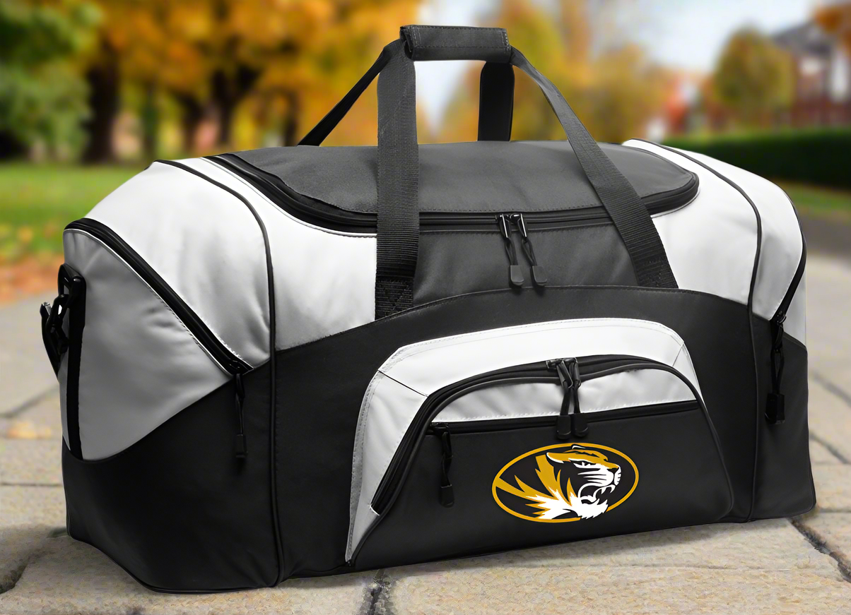 University of Missouri Large Duffel Bag Mizzou Suitcase Luggage Bag