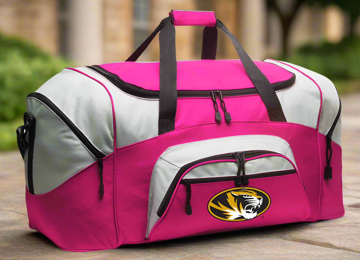 University of Missouri Large Duffel Bag Mizzou Suitcase Luggage Bag