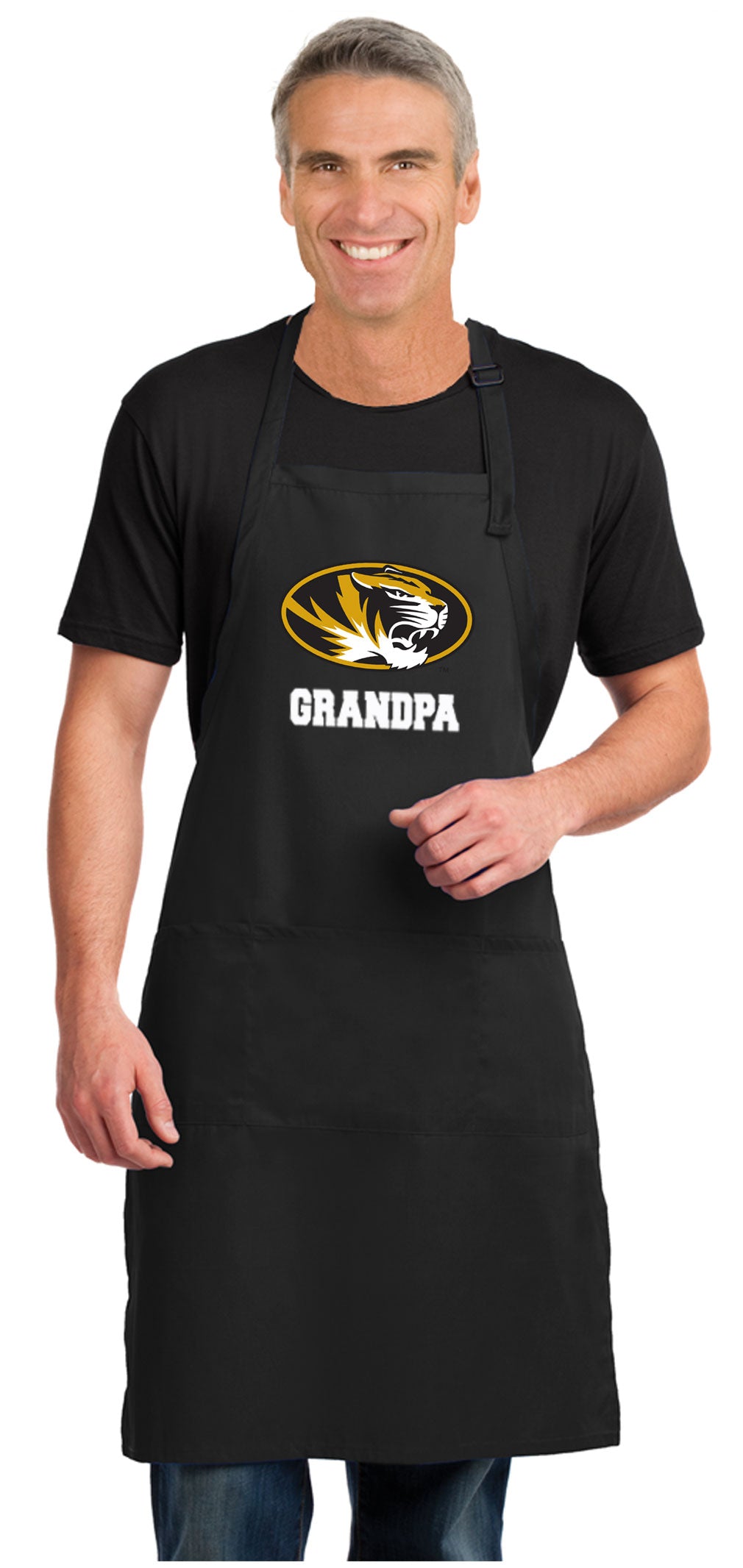 University of Missouri Large Apron Mizzou Apron - Adjustable with Pockets