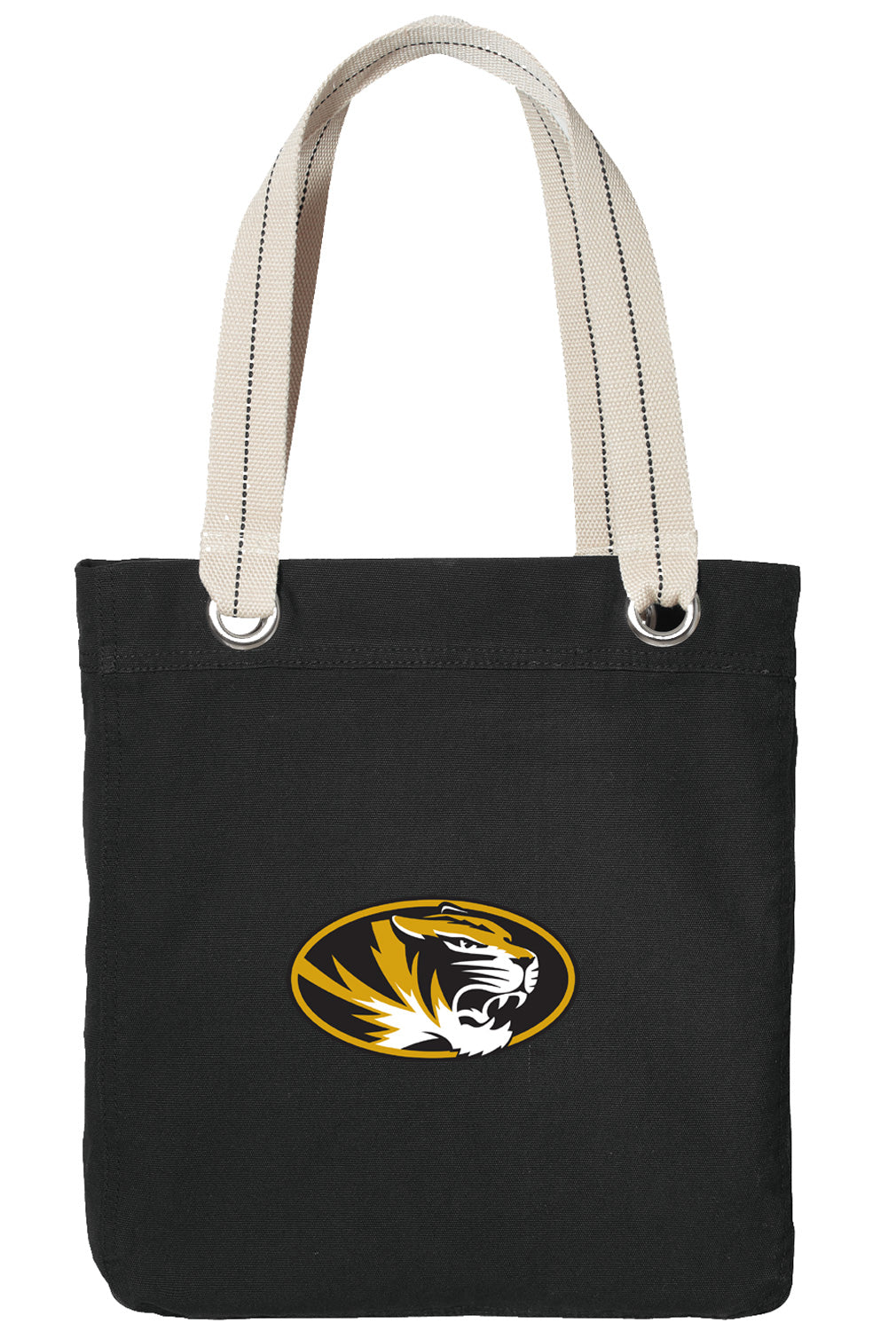 University of Missouri Tote Bag Mizzou Deluxe Canvas Shoulder Bag