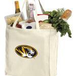 University of Missouri Grocery Shopping Bag Mizzou Reusable Cotton Bag