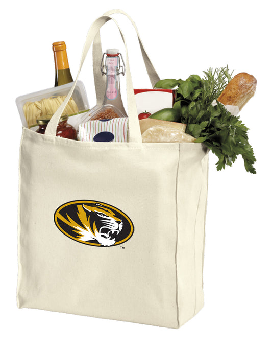 University of Missouri Grocery Shopping Bag Mizzou Reusable Cotton Bag