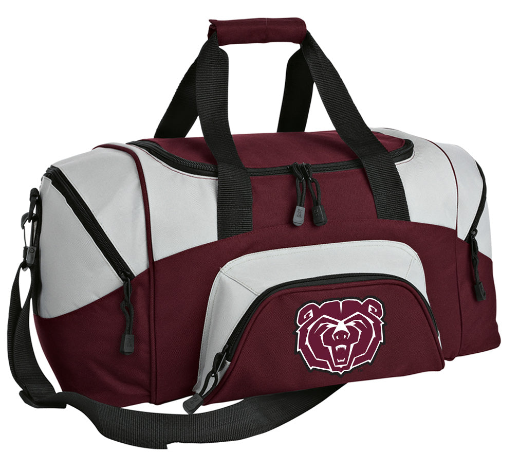 Missouri State University Small Duffel Bag Missouri State Bears Carryon Suitcase or Gym Bag