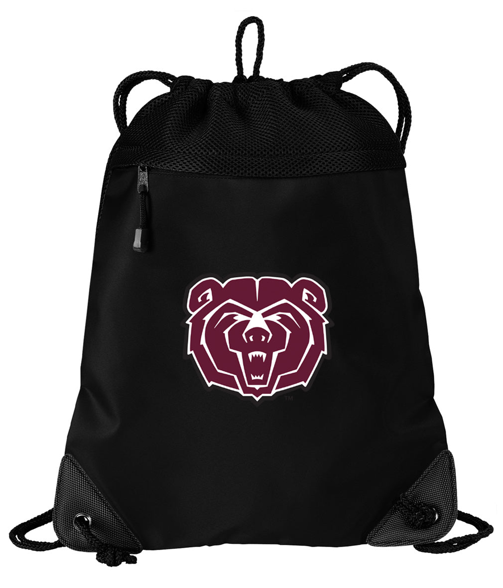 Missouri State University Drawstring Backpack Missouri State Bears Cinch Pack - Mesh & Microfiber