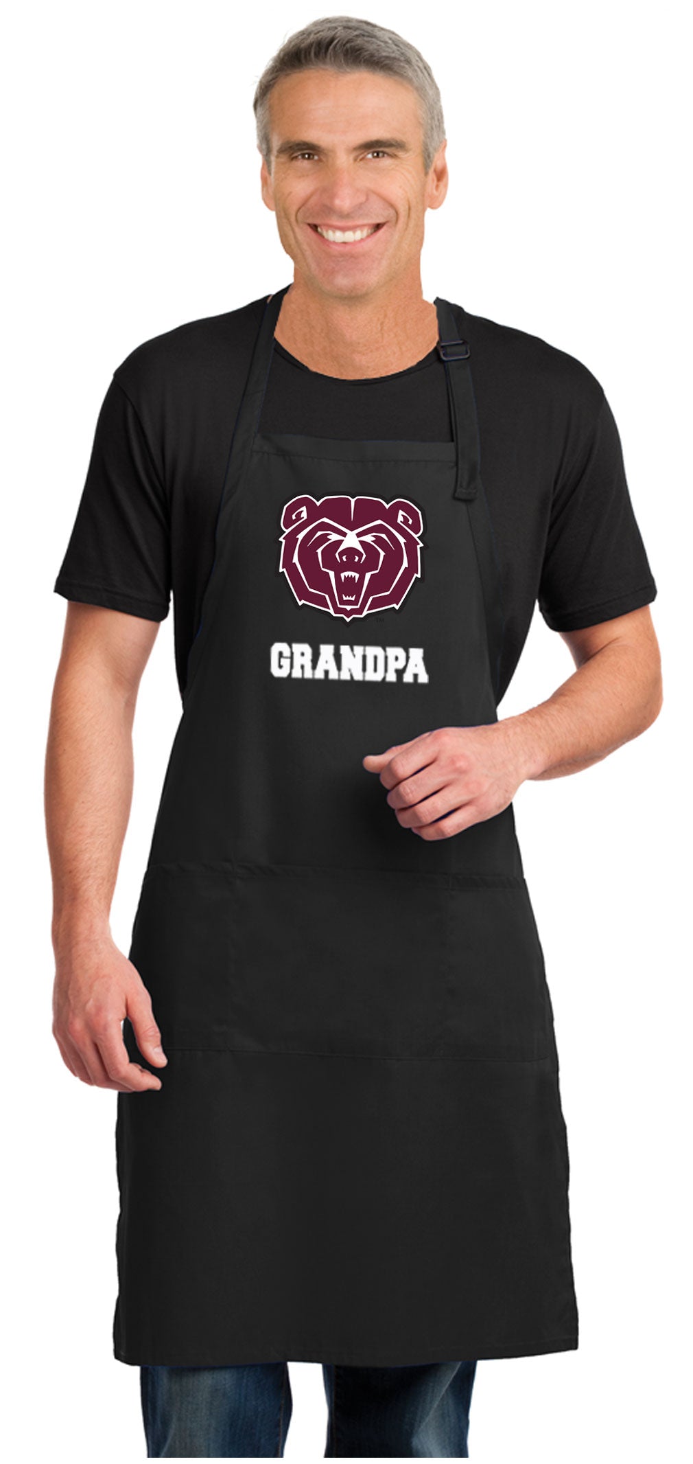 Missouri State University Large Apron Missouri State Bears Apron - Adjustable with Pockets