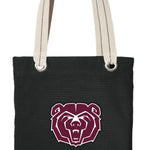 Missouri State University Tote Bag Missouri State Bears Deluxe Canvas Shoulder Bag