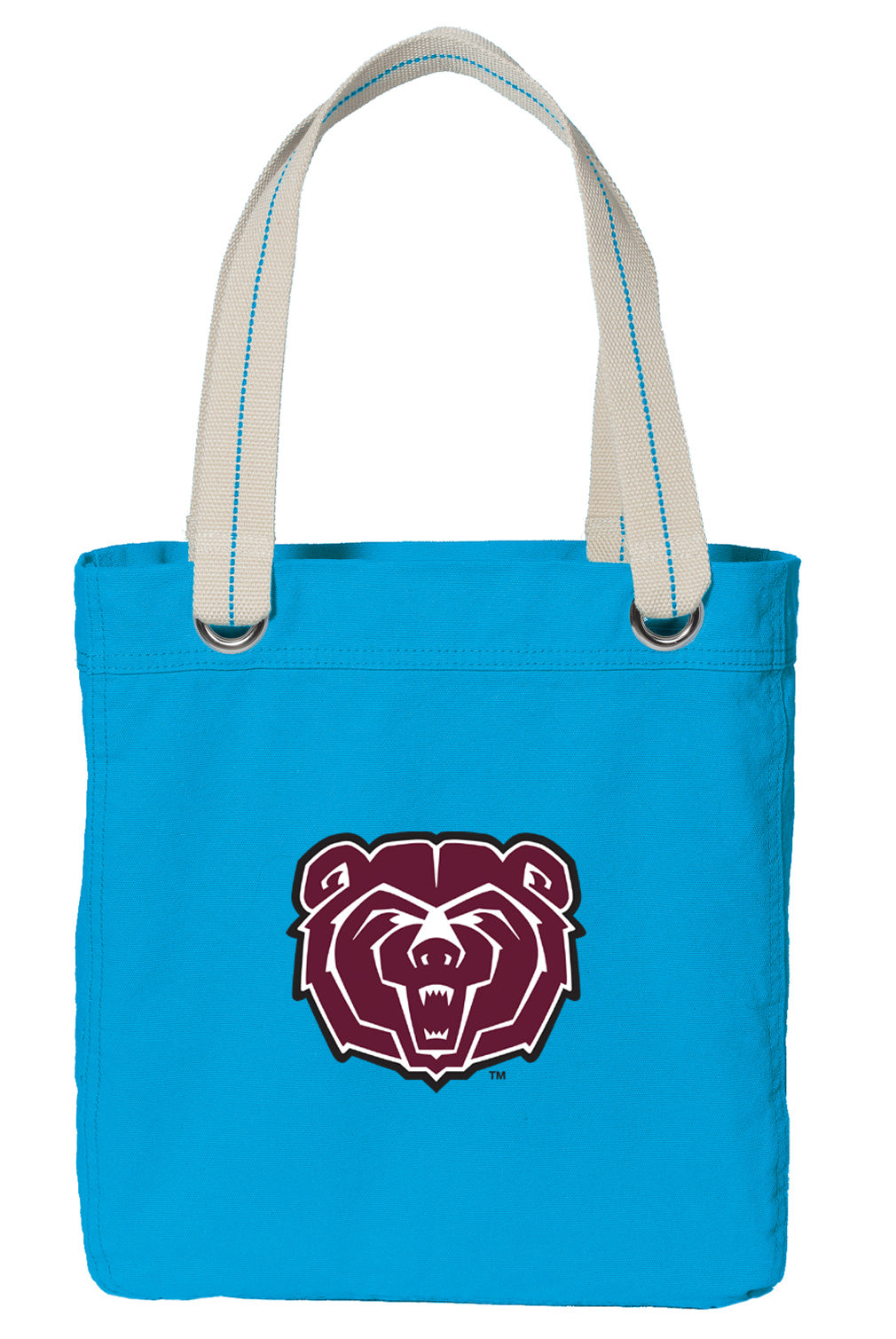 Missouri State University Tote Bag Missouri State Bears Deluxe Canvas Shoulder Bag