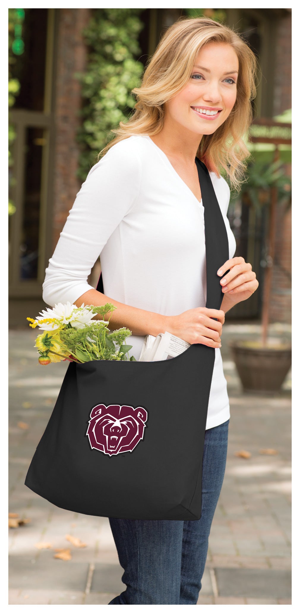 Missouri State University Cross Body Bag Shoulder Tote Bag - Sling Style