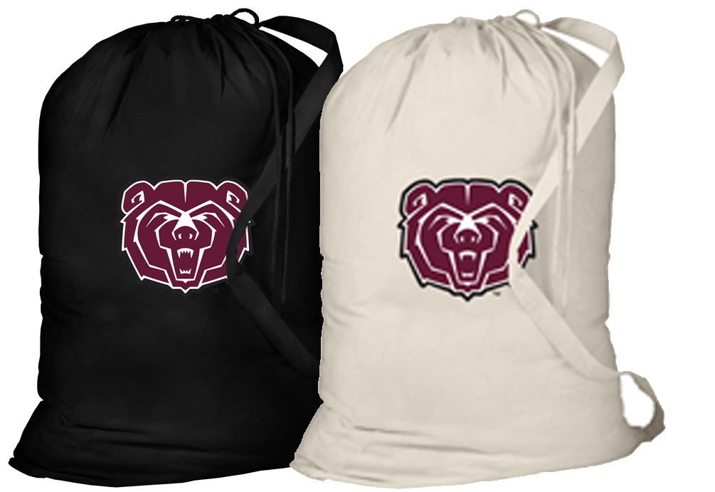 Missouri State University Laundry Bags 2 PC Set Missouri State Bears Clothes Bags