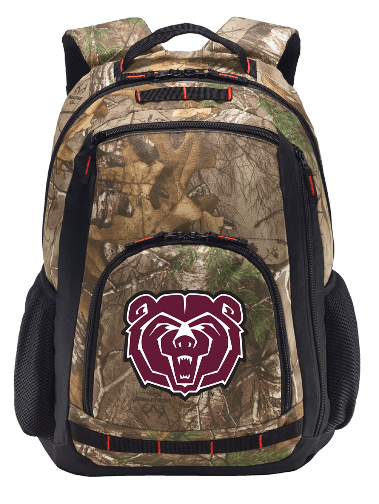 Missouri State University Camo Backpack Missouri State Bears Laptop Computer Backpack