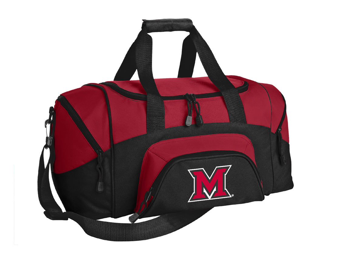 Miami University Small Duffel Bag Miami Of Ohio Carryon Suitcase or Gym Bag